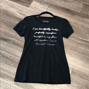 NWOT Beautiful Disaster T-shirt